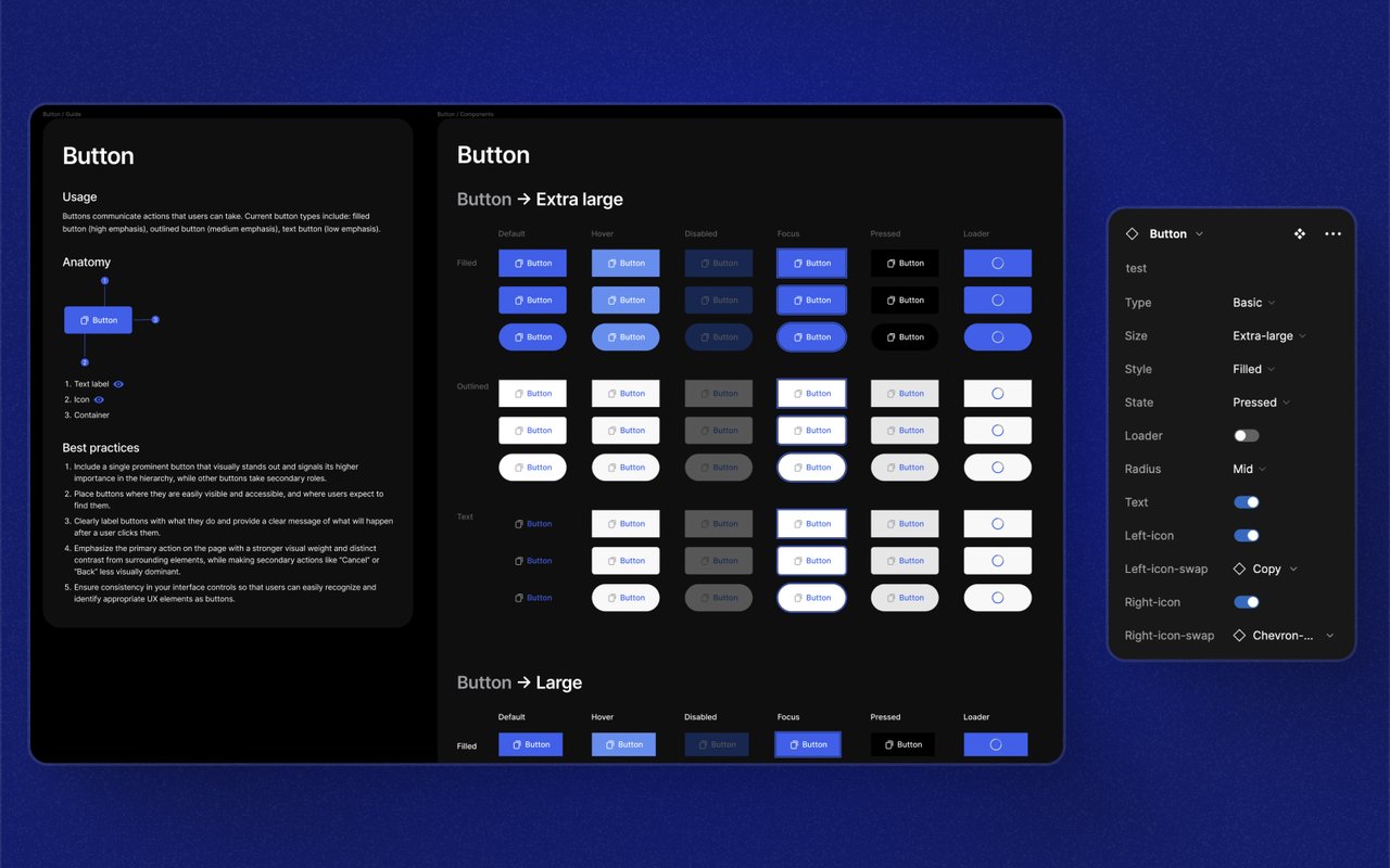 Design system: buttons